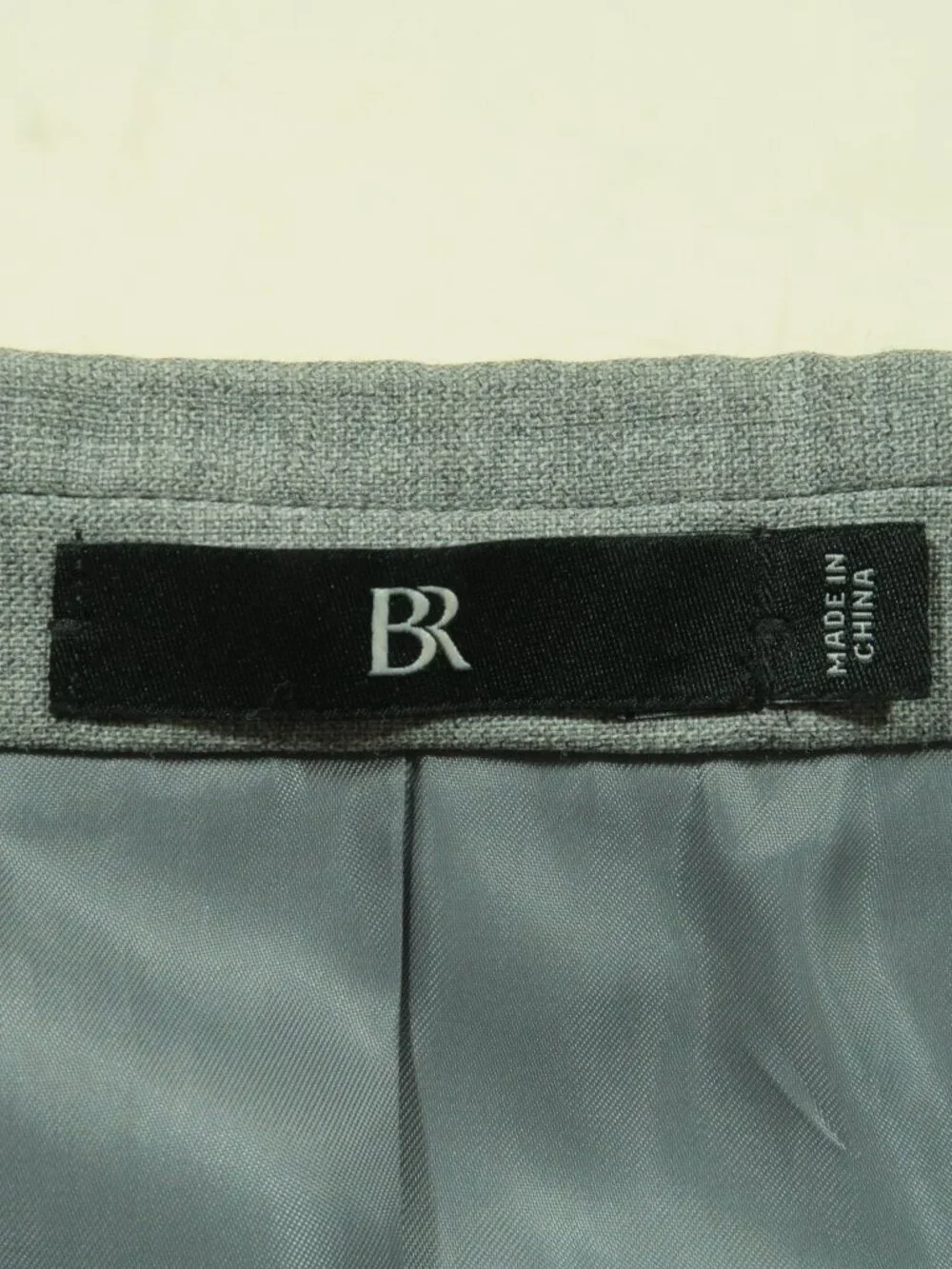 Banana Republic Rustico Wool Jacket Blazer Mens 38S Gray Tailored Slim Fit New